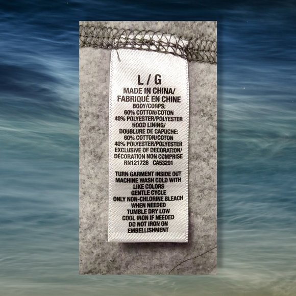 Aeropostale "NY Varsity Dept" zipped hoodie, NWOT, size Lg - Picture 5 of 6